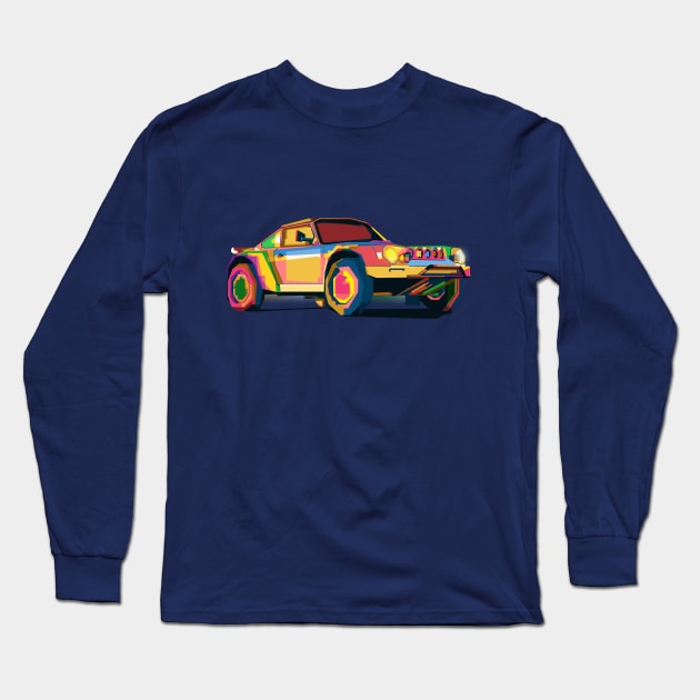 Porsche Safari Long Sleeve T-Shirt by Shuriken